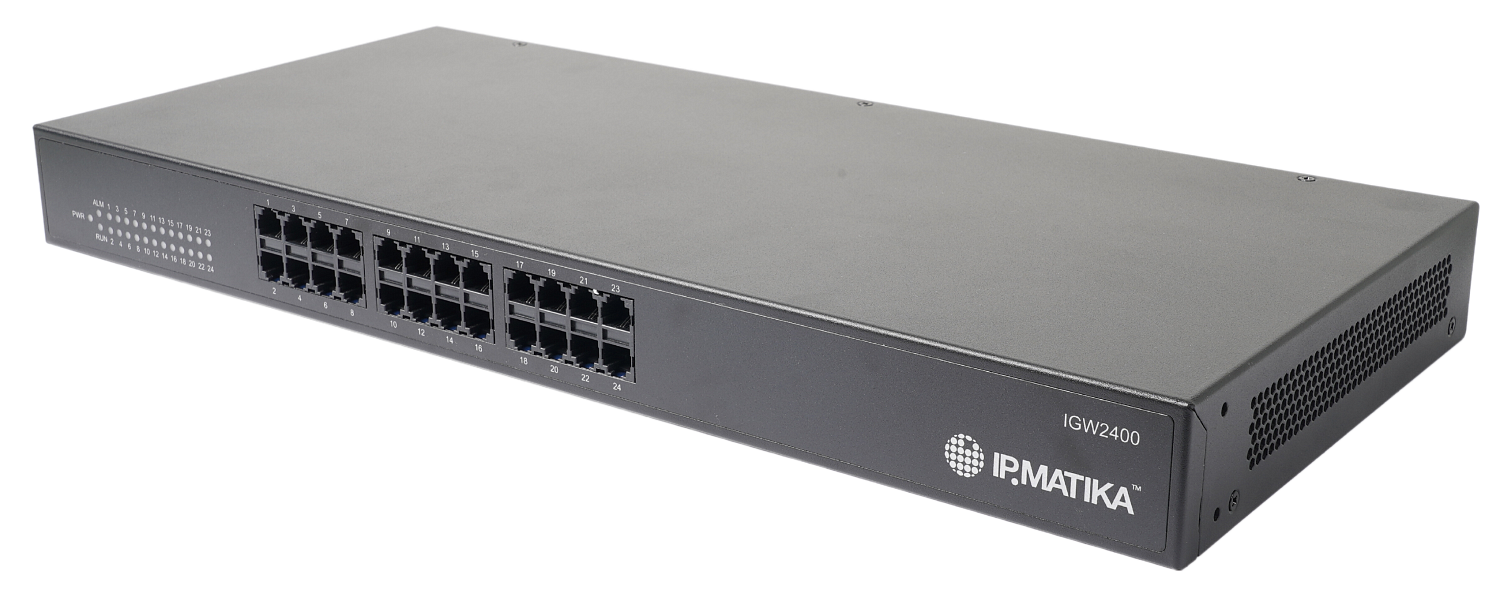 IPmatika IGW2400, VoIP-шлюз на 24 порта FXS